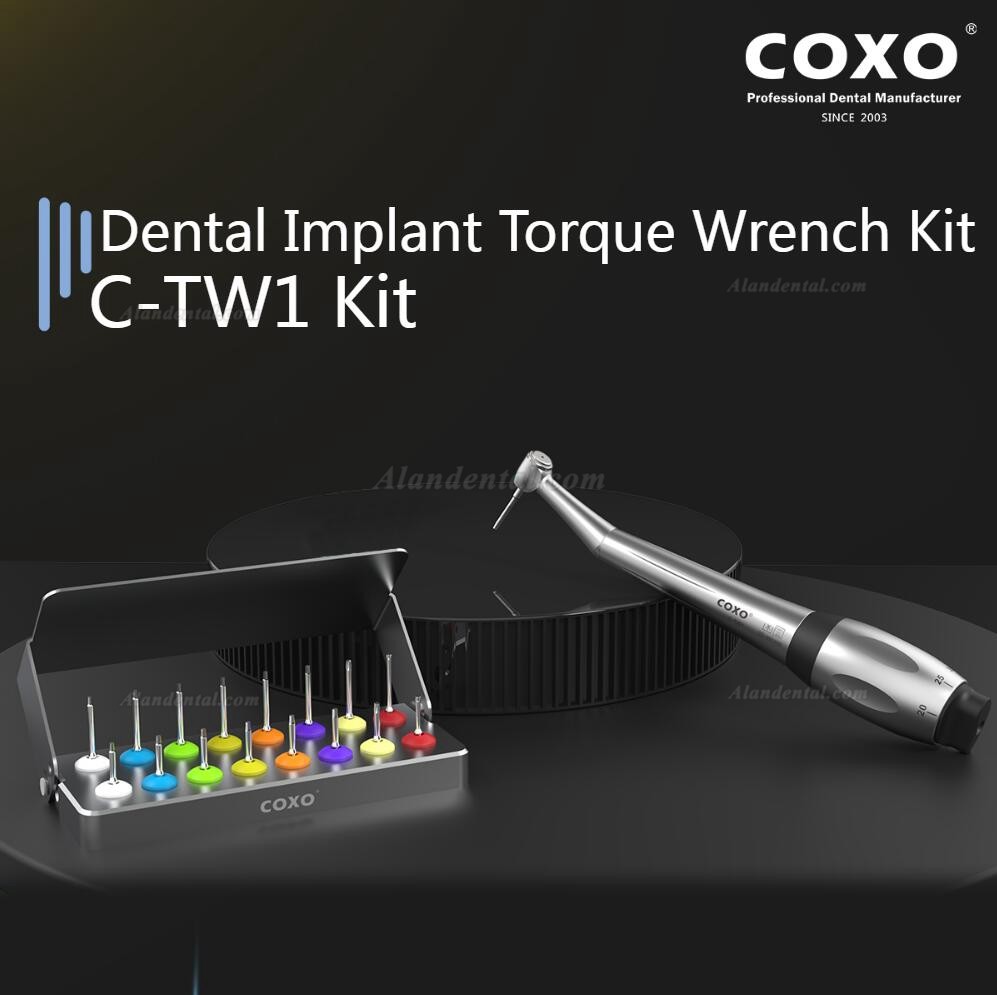 COXO C-TW1 Dental Implant Torque Wrench Kit Universal Torque Wrench Handpiece